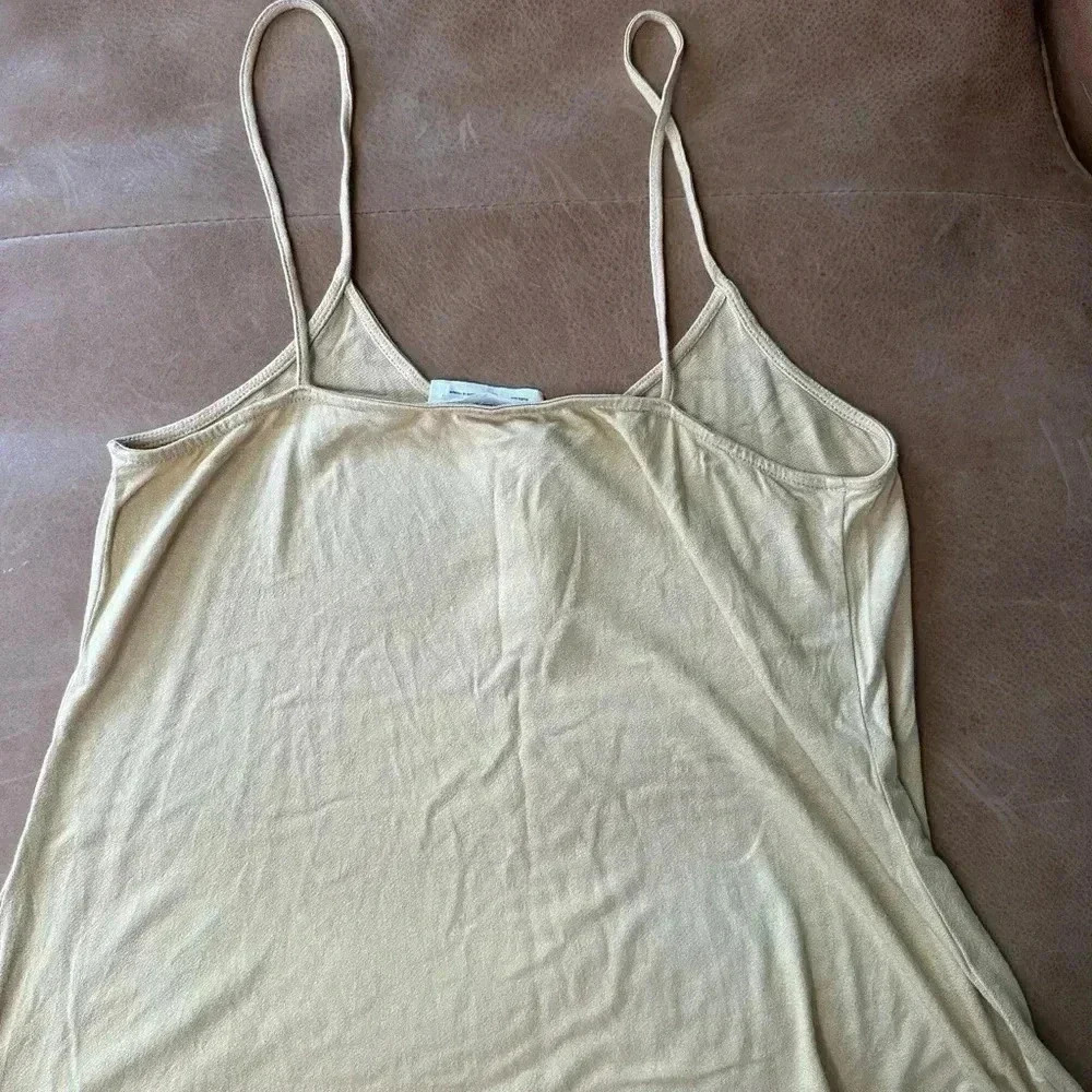 Excuse Me I Have To Go Be Awesome DOUBLE ZERO Women’s Yellow Tank Sz M - Picture 8 of 8